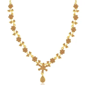 Sukkhi Floral Gold Plated Wedding Jewellery